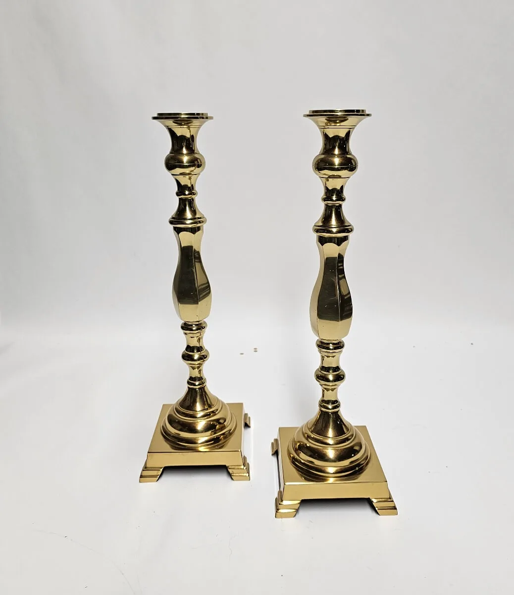 Soild Brass Antique Candlesticks