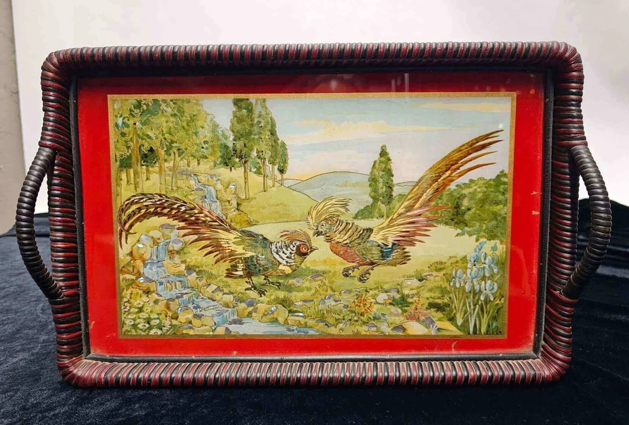 Vintage Pheasants Serving Tray - Image 3
